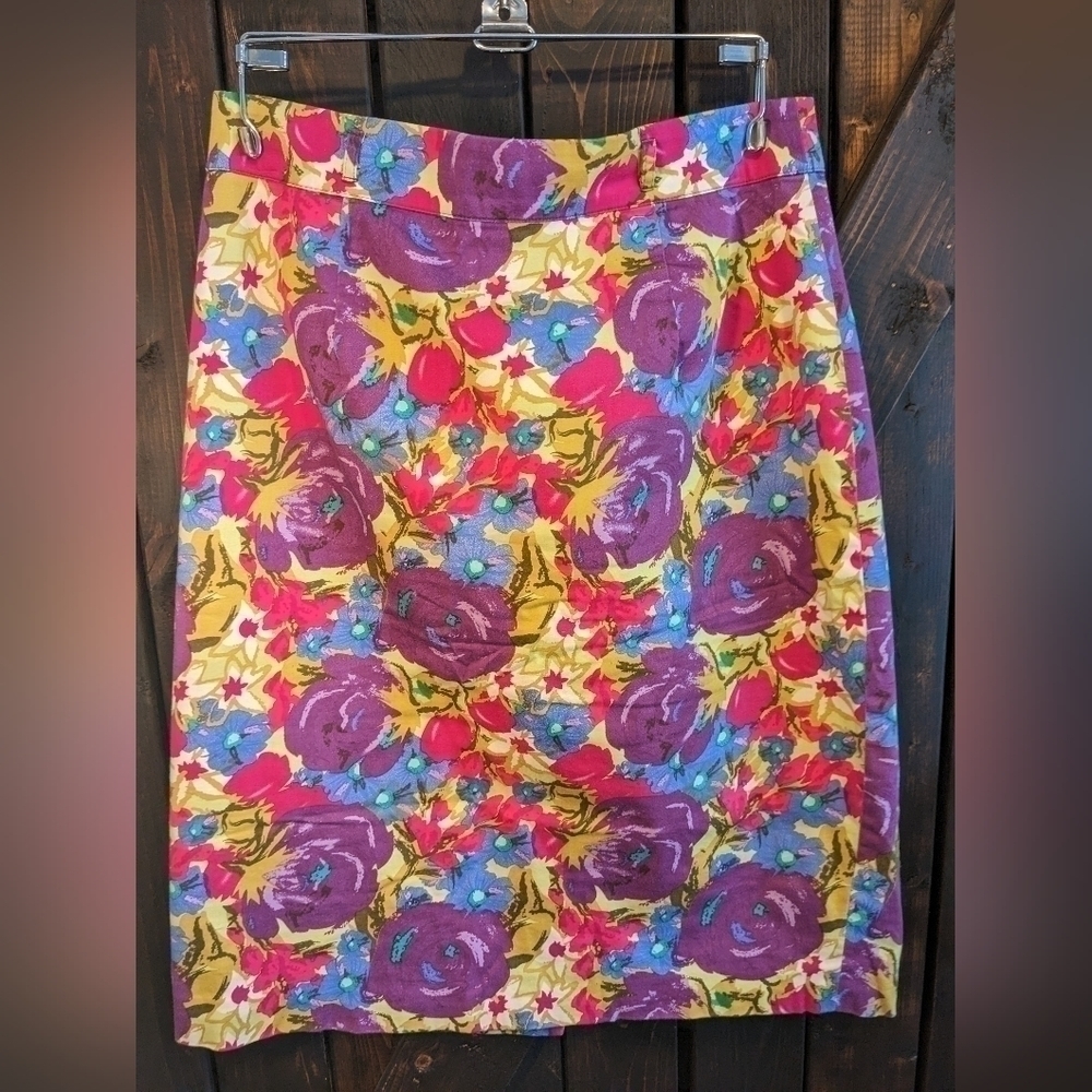 TWELVE by Twelve Los Angeles floral pencil skirt